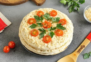 Салат "Наполеон" с тунцом