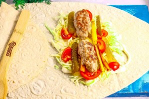 Шаурма с кебабом