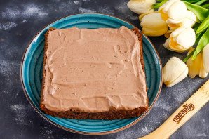 Шоколадно-бисквитные пирожные