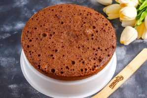 Шоколадно-бисквитные пирожные