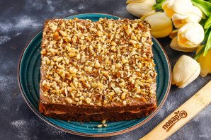 Шоколадно-бисквитные пирожные