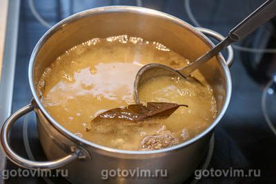 Суп из говядины с картофелем и брынзой Суп из говядины с картофелем и брынзой