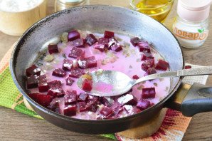 Свекла в сливочном соусе