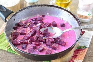 Свекла в сливочном соусе