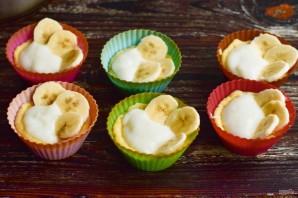 Тарталетки с бананом