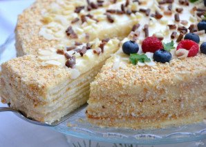 Торт "Молочная девочка" с заварным кремом