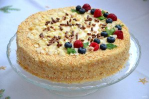 Торт "Молочная девочка" с заварным кремом