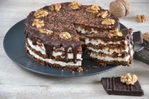 Торт "Тающая загадка" без выпечки