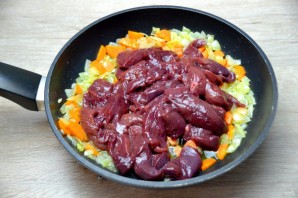 Тушеная печень в кефире