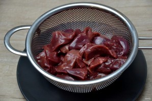 Тушеная печень в кефире