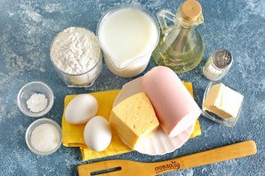 Закусочные рулетики из блинов