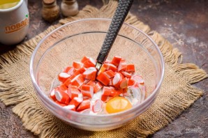 Запеканка из крабовых палочек Запеканка из крабовых палочек