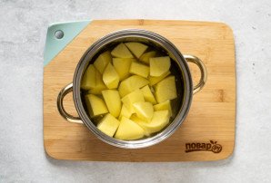 Зеленое картофельное пюре