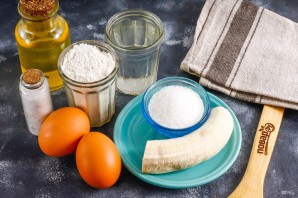 Банановые блины с припеком