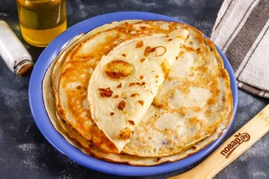 Банановые блины с припеком