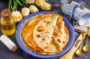 Банановые блины с припеком