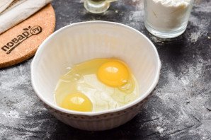 Блинчики с яблоком и бананом