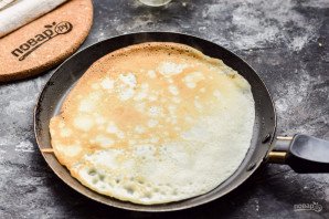 Блинчики с яблоком и бананом