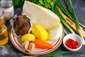 Борщ из запеченной свеклы