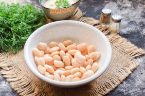 Датский салат с фасолью