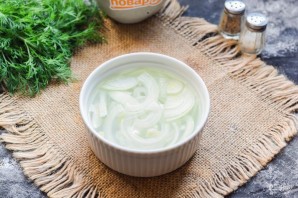 Датский салат с фасолью