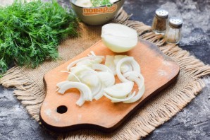 Датский салат с фасолью