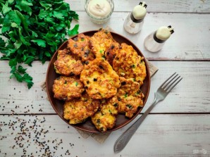 Диетические куриные оладьи Диетические куриные оладьи