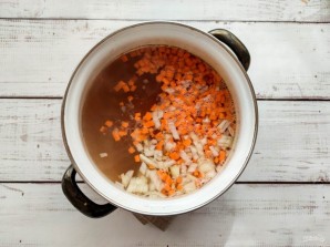 Диетический суп с перловкой