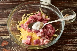 Домашняя колбаса с картошкой