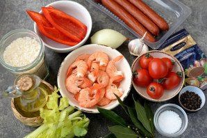 Джамбалайя с креветками