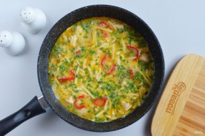 Фриттата с курицей