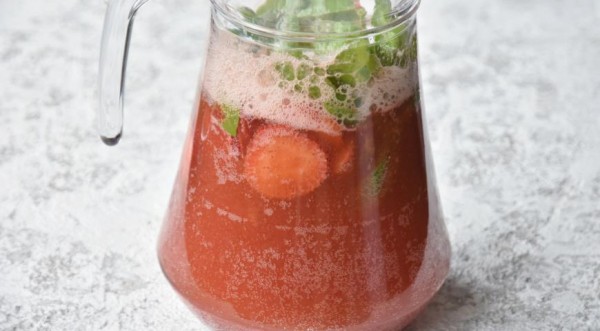 Клубничный мохито, пошаговый рецепт с фото Клубничный мохито, пошаговый рецепт с фото