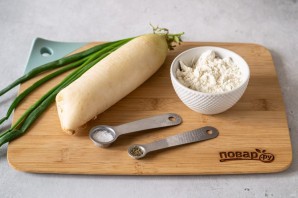 Корейские блинчики из дайкона