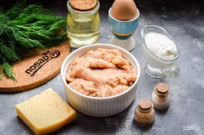 Куриные оладьи со сметаной Куриные оладьи со сметаной