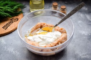 Куриные оладьи со сметаной Куриные оладьи со сметаной