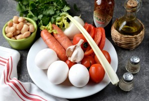 Мексиканский завтрак "Уэвос ранчерос" Мексиканский завтрак "Уэвос ранчерос"