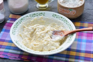 Оладьи с сыром на кефире