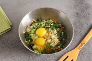 Овощные оладьи