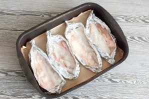 Пикша в духовке под сыром