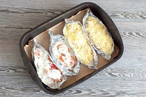 Пикша в духовке под сыром