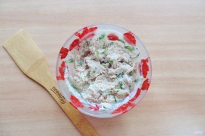 Пирог с курицей в соусе "Бешамель"