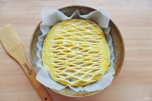 Пирог с курицей в соусе "Бешамель"