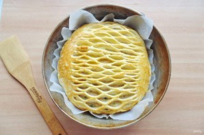 Пирог с курицей в соусе "Бешамель"