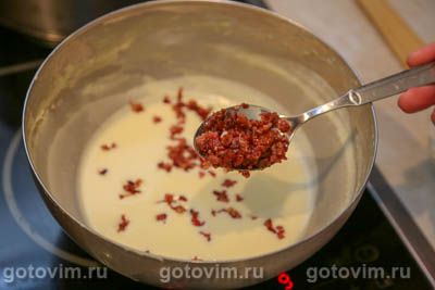 Плавленый сыр из творога с беконом