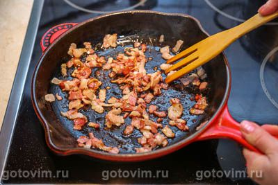 Плавленый сыр из творога с беконом