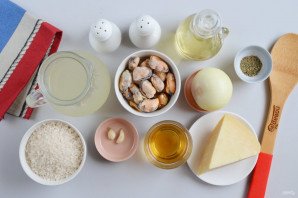 Ризотто с мидиями