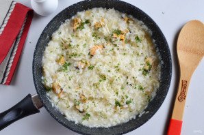 Ризотто с мидиями