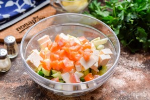 Салат из рыбы копченой Салат из рыбы копченой