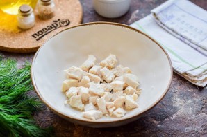 Салат "Кокетка" с курицей Салат "Кокетка" с курицей