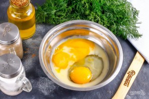 Салат с говяжьей печенью